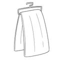 Vector of hand towel