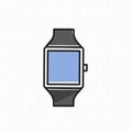 Vector of hand watch icon Royalty Free Stock Photo