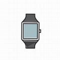 Vector of hand watch icon Royalty Free Stock Photo