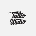 Vector handwritten trendy lettering. Royalty Free Stock Photo