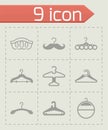 Vector Hanger icon set