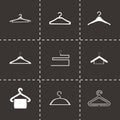 Vector hanger icons set