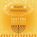 Vector Hanukkah background