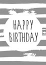 Vector happy birthday Royalty Free Stock Photo