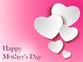 Happy Mother Day Heart Background Royalty Free Stock Photo