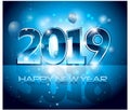 Vector 2019 Happy New Year background