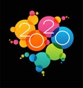 Vector 2020 Happy New Year background