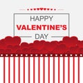 Vector happy valentines card background