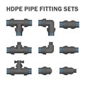 Pipe fitting vector