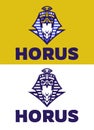 Head of Horus Egyptian God Logo