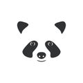 Vector head panda.