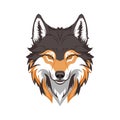 vector head of wolf Royalty Free Stock Photo
