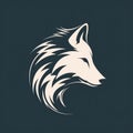 Minimalistic Wolf Head Logo Design With Flowing Silhouettes