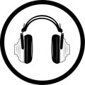 Vector headphones icon