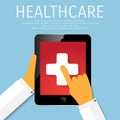 Vector healthcare tools in device.