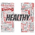 Vector healthy living positive nutrition sport Royalty Free Stock Photo