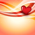 Vector heart background Royalty Free Stock Photo