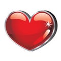 Vector Heart glossy