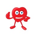 Vector Heart Mascot