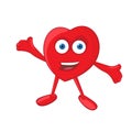 Vector Heart Mascot