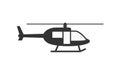 Vector helicopter icon for websites, apps, and theme design