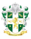 Vector heraldic royal crests coat of arms.