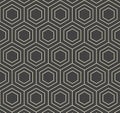 Vector Hexagon Flat Geometric Abstract Pattern Illustration