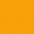 Vector Hexagon Grid. Honeycomb Tecture on Yellow Background. Geometric Illustration. Liquid Wavy Net Royalty Free Stock Photo