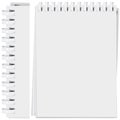 Vector high detailed spiral bound notepad page