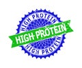 HIGH PROTEIN Bicolor Rosette Unclean Stamp