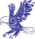 Vector high quality cool eagle tattoo