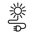 Solar power icon