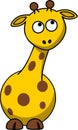 Vector high quality unique cute and adorable giraffe animation