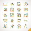 Vector Highlighter Line Icons Set 6