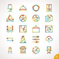 Vector Highlighter Line Icons Set 7