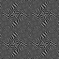 Vector hipster abstract geometry trippy pattern with 3d illusion Royalty Free Stock Photo