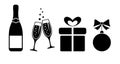 Vector holiday celebration icon Royalty Free Stock Photo