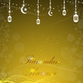 Vector holy month of muslim ramadan kareem background