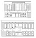 Vector Home Kitchen drawing