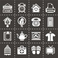 Vector Homey icon set Royalty Free Stock Photo