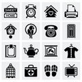 Vector Homey icon set Royalty Free Stock Photo