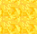 Vector Honey Background, Yellow and Orange Hexagons,Apiary. Royalty Free Stock Photo