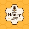 Vector honey logo