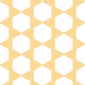 Vector HoneyComb Abstract on Pastel Yellow seamless pattern background Royalty Free Stock Photo