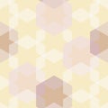 Vector HoneyComb Abstract Star Florals seamless pattern background