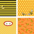 Vector honeycomb backgrounds