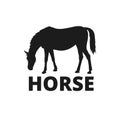 Vector horse logo.