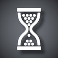 Vector hourglass icon Royalty Free Stock Photo