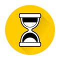 Vector hourglass icon Royalty Free Stock Photo