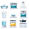 Vector household appliances icons. Part 2 Royalty Free Stock Photo